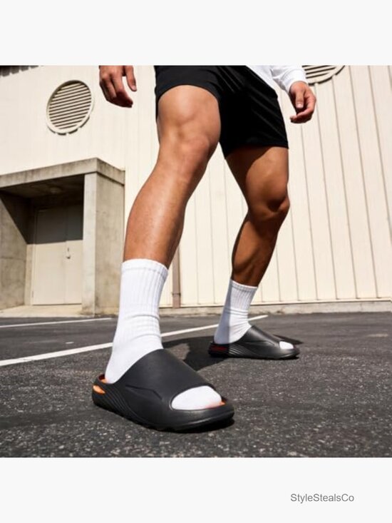 Men\'s Recovery Sandals Sport Slides Orthotic Arch Support Thick Cushion Comfort main image 7